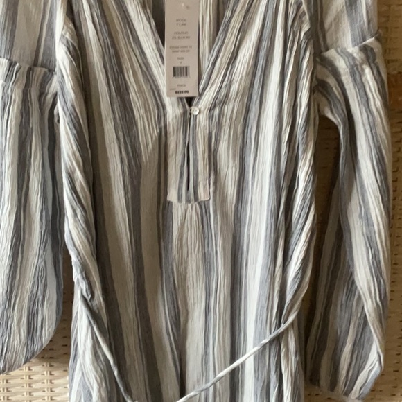 Edessa Drape Tie Waist Midi Dress NWT - Picture 9 of 14